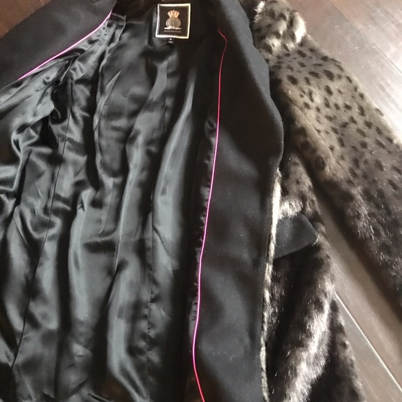 Juicy Couture Faux Fur Leopard Blazer - Picture 3 of 3